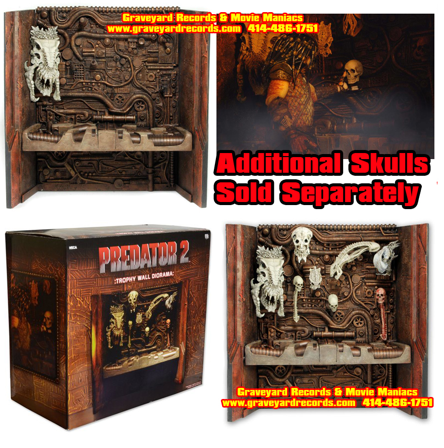 12" Predator Trophy Wall Diorama
